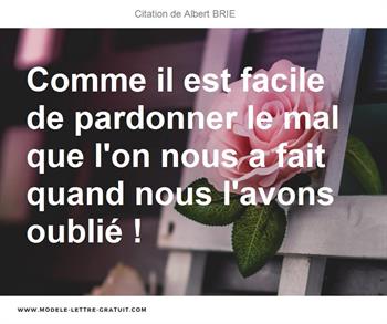 Citations Albert BRIE