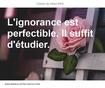Citations Albert BRIE