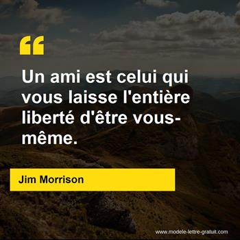 Citation de Jim Morrison