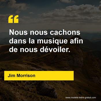 Citations Jim Morrison