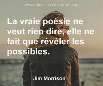 Citation de Jim Morrison