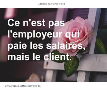 Citations Henry Ford