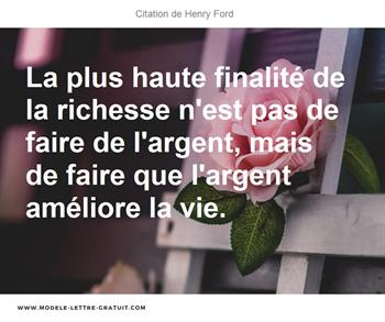 Citations Henry Ford
