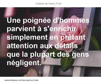 Citations Henry Ford