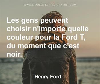 Citation de Henry Ford