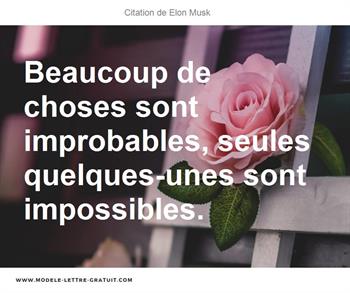 Citations Elon Musk