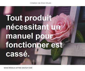 Citations Elon Musk