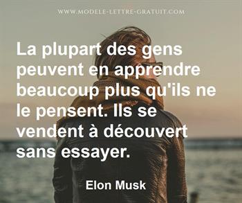 Citation de Elon Musk