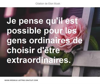 Citations Elon Musk