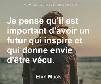 Citation de Elon Musk
