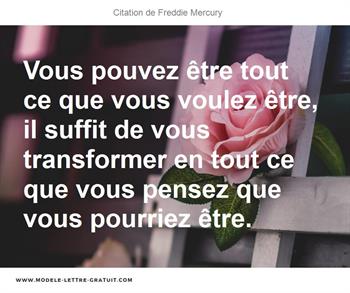 Citations Freddie Mercury