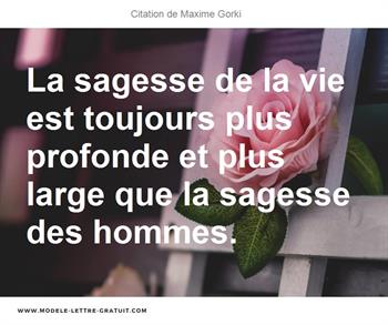 Citations Maxime Gorki