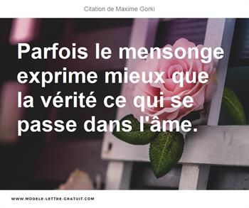 Citations Maxime Gorki