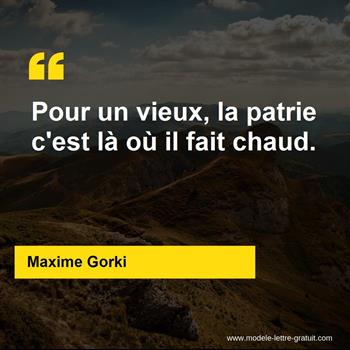 Citations Maxime Gorki