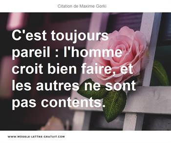 Citations Maxime Gorki