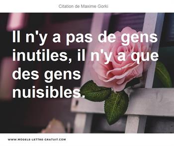 Citations Maxime Gorki
