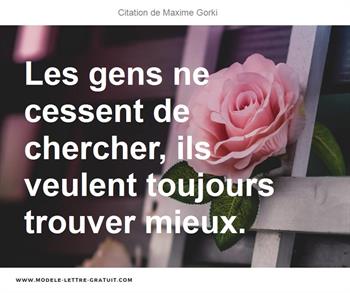 Citations Maxime Gorki