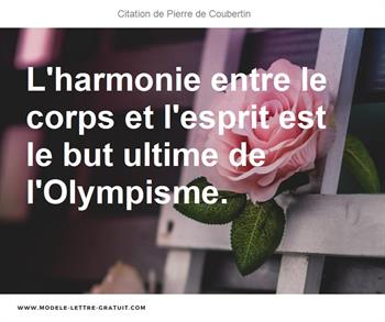 Citations Pierre de Coubertin