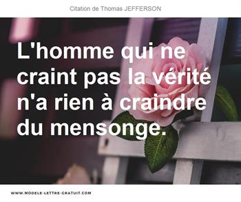 Citations Thomas JEFFERSON