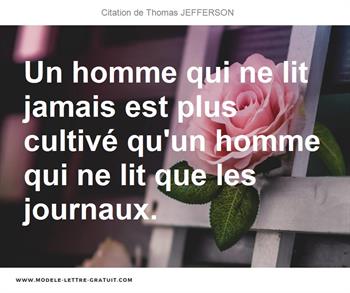 Citations Thomas JEFFERSON