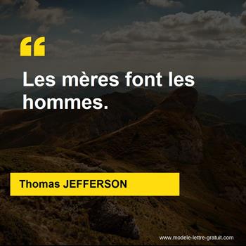 Citations Thomas JEFFERSON