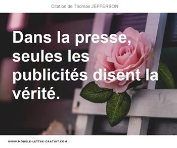 Citations Thomas JEFFERSON
