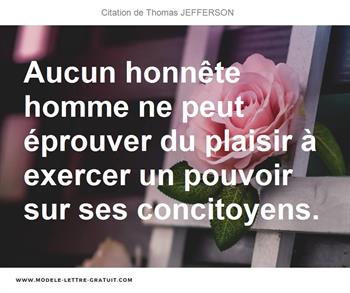 Citations Thomas JEFFERSON