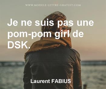 Citation de Laurent FABIUS