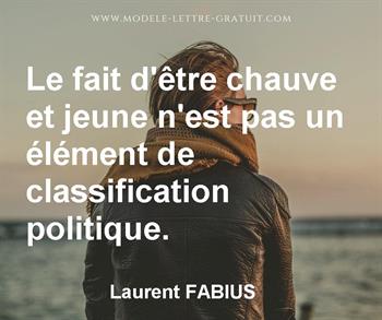 Citation de Laurent FABIUS