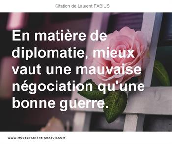 Citations Laurent FABIUS