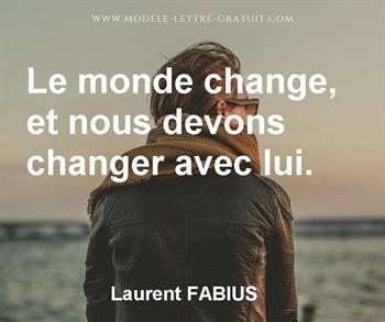 Citation de Laurent FABIUS