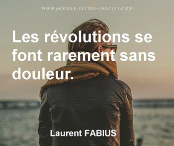 Citation de Laurent FABIUS