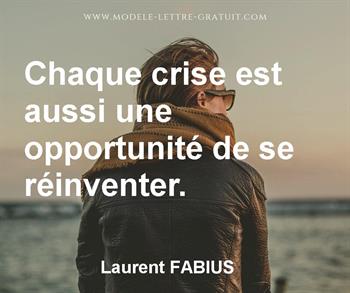 Citation de Laurent FABIUS