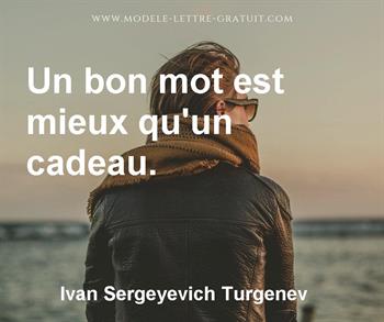 Citation de Ivan Sergeyevich Turgenev