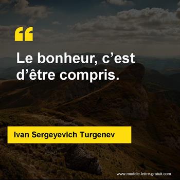 Citation de Ivan Sergeyevich Turgenev