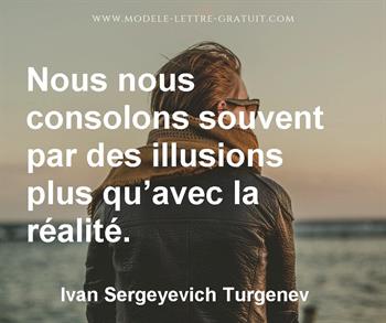 Citation de Ivan Sergeyevich Turgenev