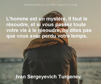 Citation de Ivan Sergeyevich Turgenev