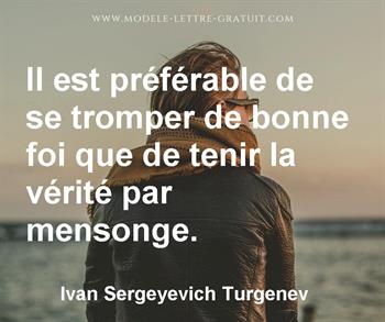 Citation de Ivan Sergeyevich Turgenev