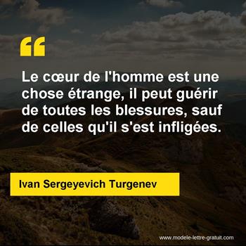 Citation de Ivan Sergeyevich Turgenev