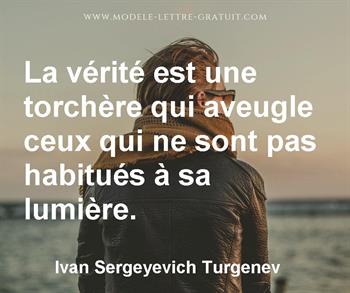 Citation de Ivan Sergeyevich Turgenev