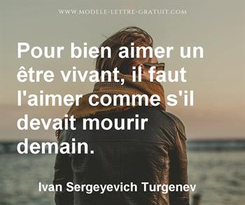 Citation de Ivan Sergeyevich Turgenev