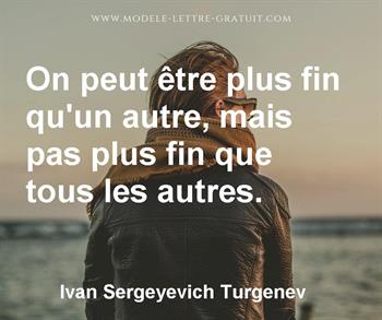 Citation de Ivan Sergeyevich Turgenev