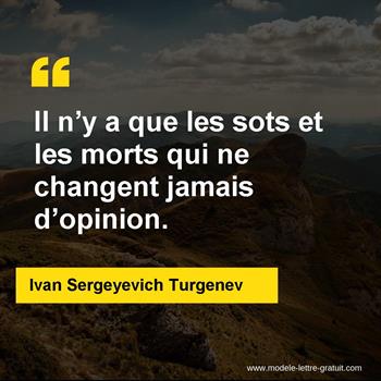 Citation de Ivan Sergeyevich Turgenev