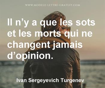 Citation de Ivan Sergeyevich Turgenev