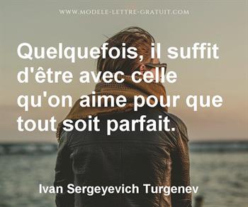 Citation de Ivan Sergeyevich Turgenev