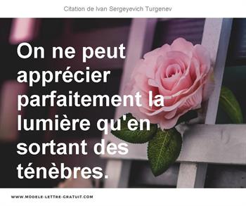 Citations Ivan Sergeyevich Turgenev