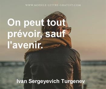 Citation de Ivan Sergeyevich Turgenev