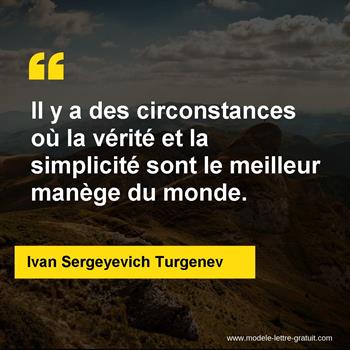 Citation de Ivan Sergeyevich Turgenev