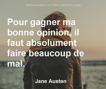 Citation de Jane Austen