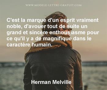 Citation de Herman Melville